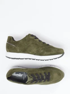 – Komfort-Sneaker aus Veloursleder oliv*Semler Best