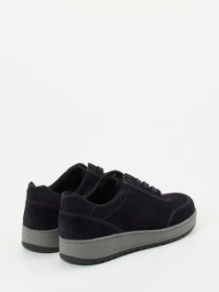 Damen Semler – Komfort-Sneaker aus Veloursleder dunkel