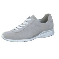 Damen Semler – Komfort-Sneaker aus Veloursleder hellgrau