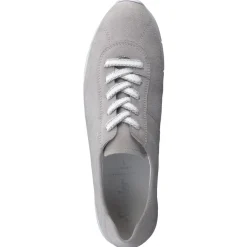 Damen Semler – Komfort-Sneaker aus Veloursleder hellgrau