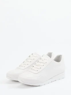 Damen Semler – Komfort-Sneaker aus Kalbleder Offwhite