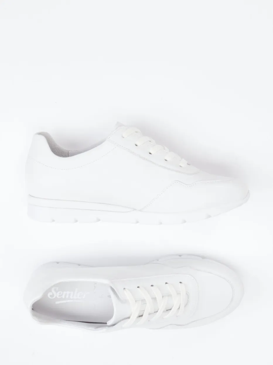Damen Semler – Komfort-Sneaker aus Kalbleder Offwhite