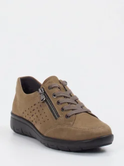 Damen Semler – Komfort-Sneaker aus Veloursleder taupe