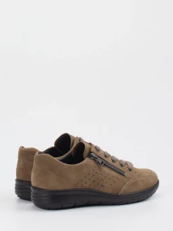 Damen Semler – Komfort-Sneaker aus Veloursleder taupe