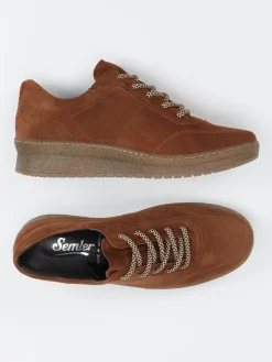 – Komfort-Sneaker aus Veloursleder*Semler Outlet