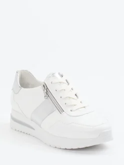 Damen Semler – Komfort-Sneaker aus Kalbleder -silber