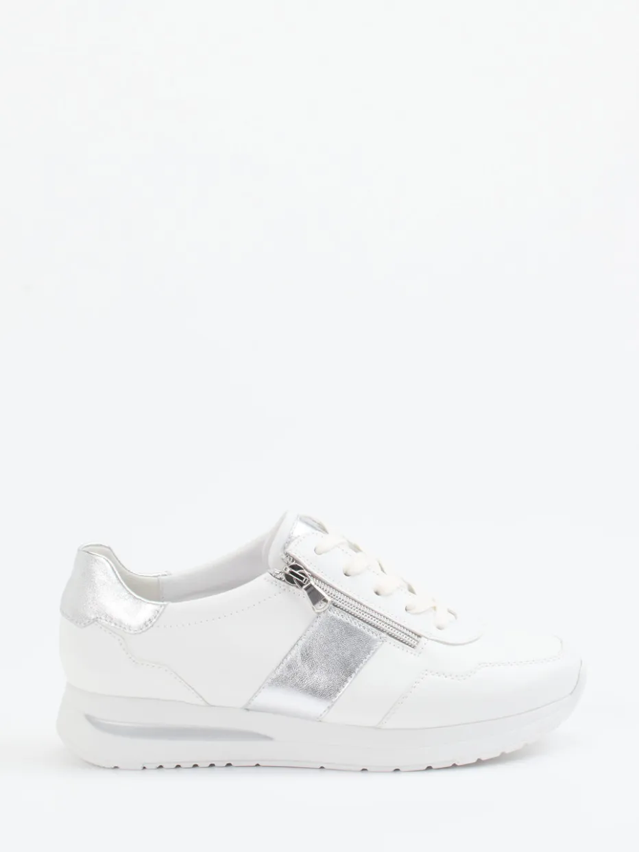 Damen Semler – Komfort-Sneaker aus Kalbleder -silber