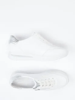 Damen Semler – Komfort-Sneaker aus Kalbleder -silber