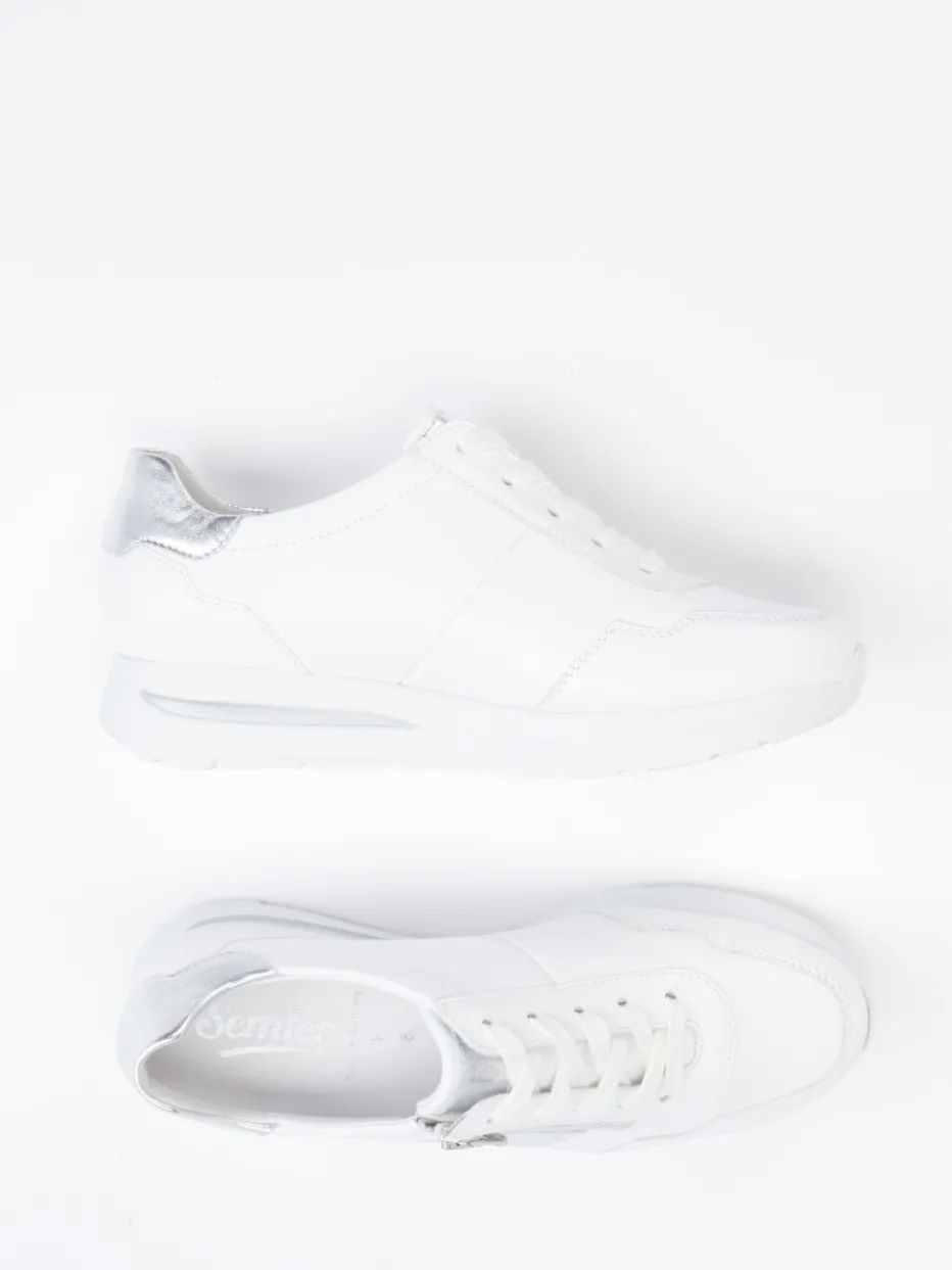 Damen Semler – Komfort-Sneaker aus Kalbleder -silber