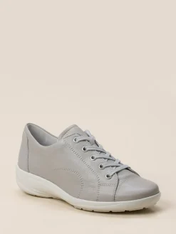 Damen Semler – Komfort-Sneaker aus Kalbleder hell