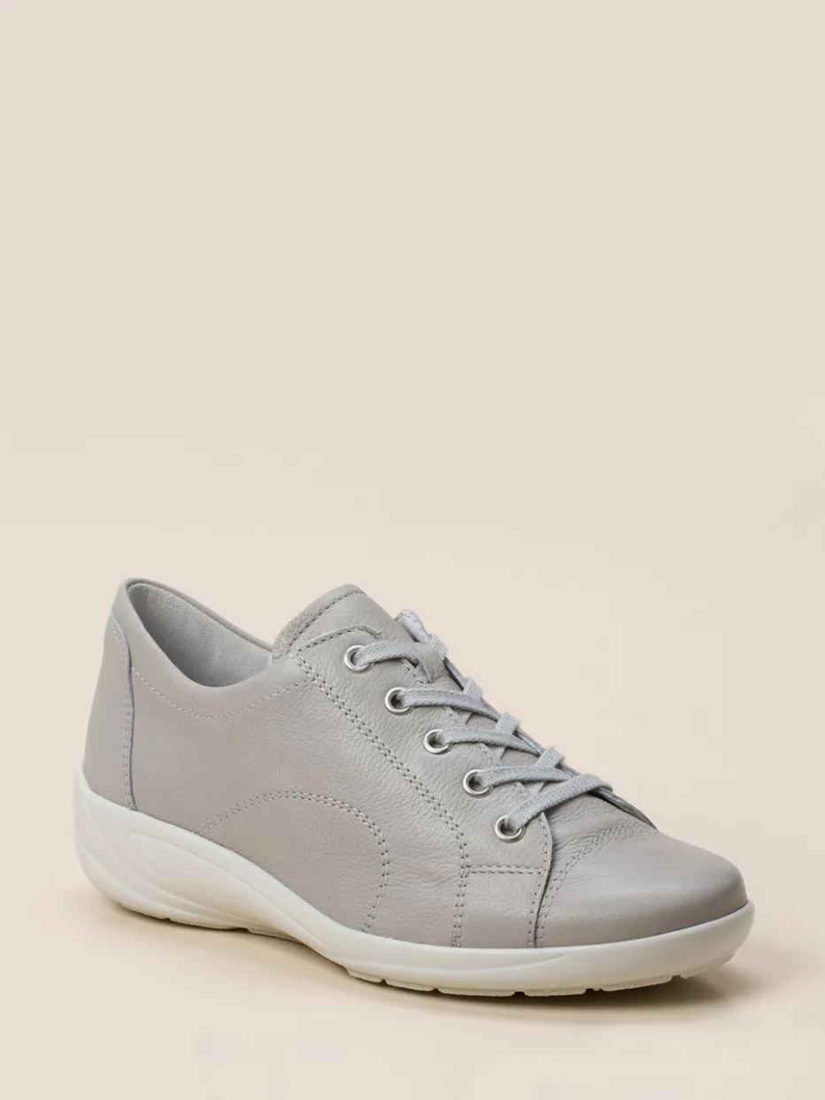 Damen Semler – Komfort-Sneaker aus Kalbleder hell