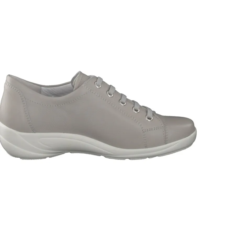 Damen Semler – Komfort-Sneaker aus Kalbleder hell