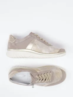 Damen Semler – Komfort-Sneaker aus Stretch und Metallicleder