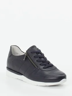 Damen Semler – Komfort-Sneaker aus Kalbleder Dunkel