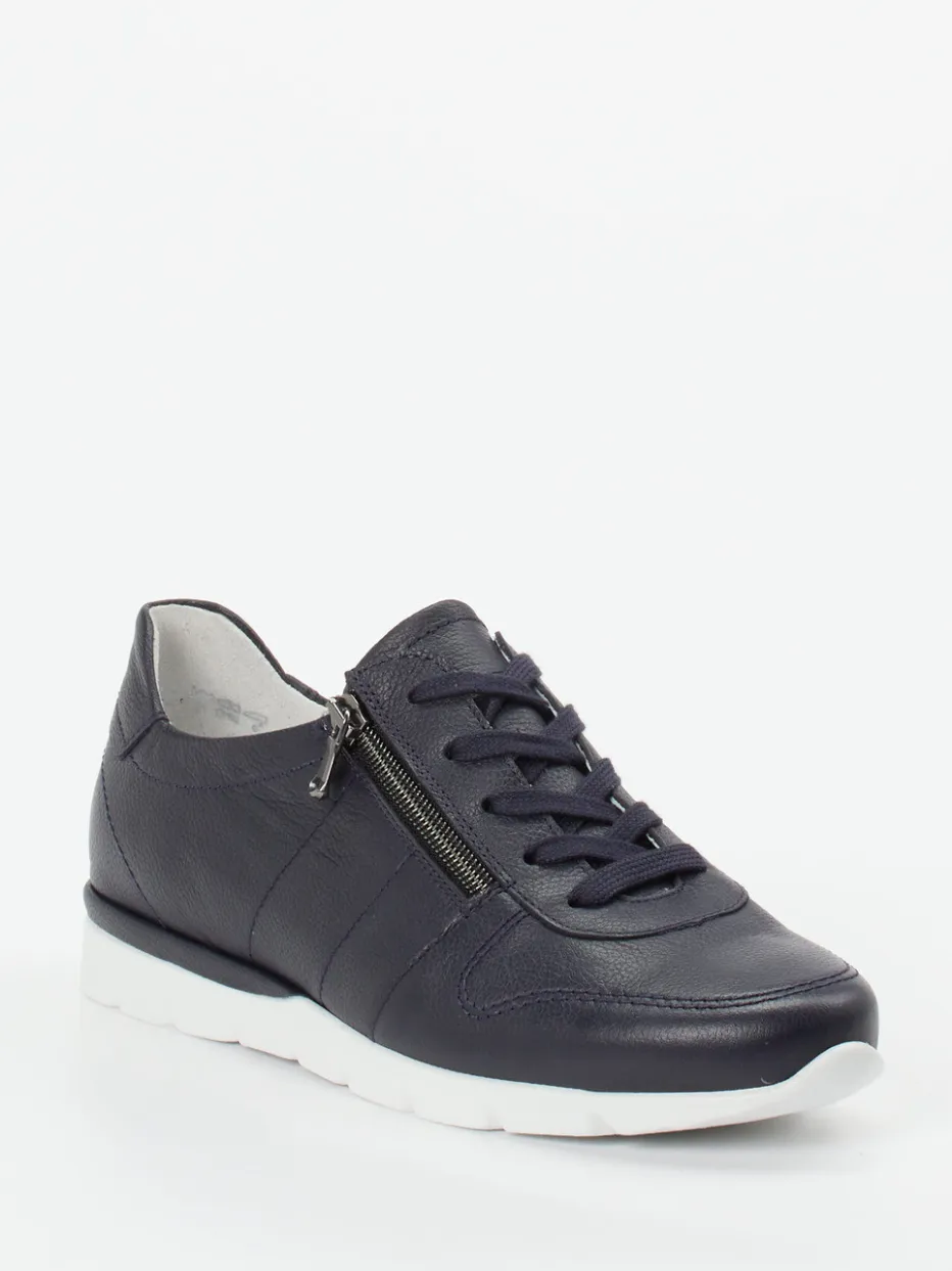 Damen Semler – Komfort-Sneaker aus Kalbleder Dunkel