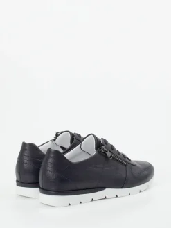 Damen Semler – Komfort-Sneaker aus Kalbleder Dunkel