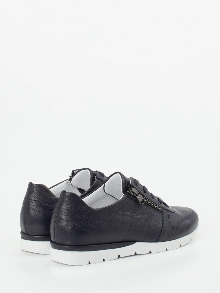 Damen Semler – Komfort-Sneaker aus Kalbleder Dunkel