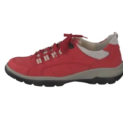 Damen Semler – Komfort-Sneaker aus Nubukleder Tomaten