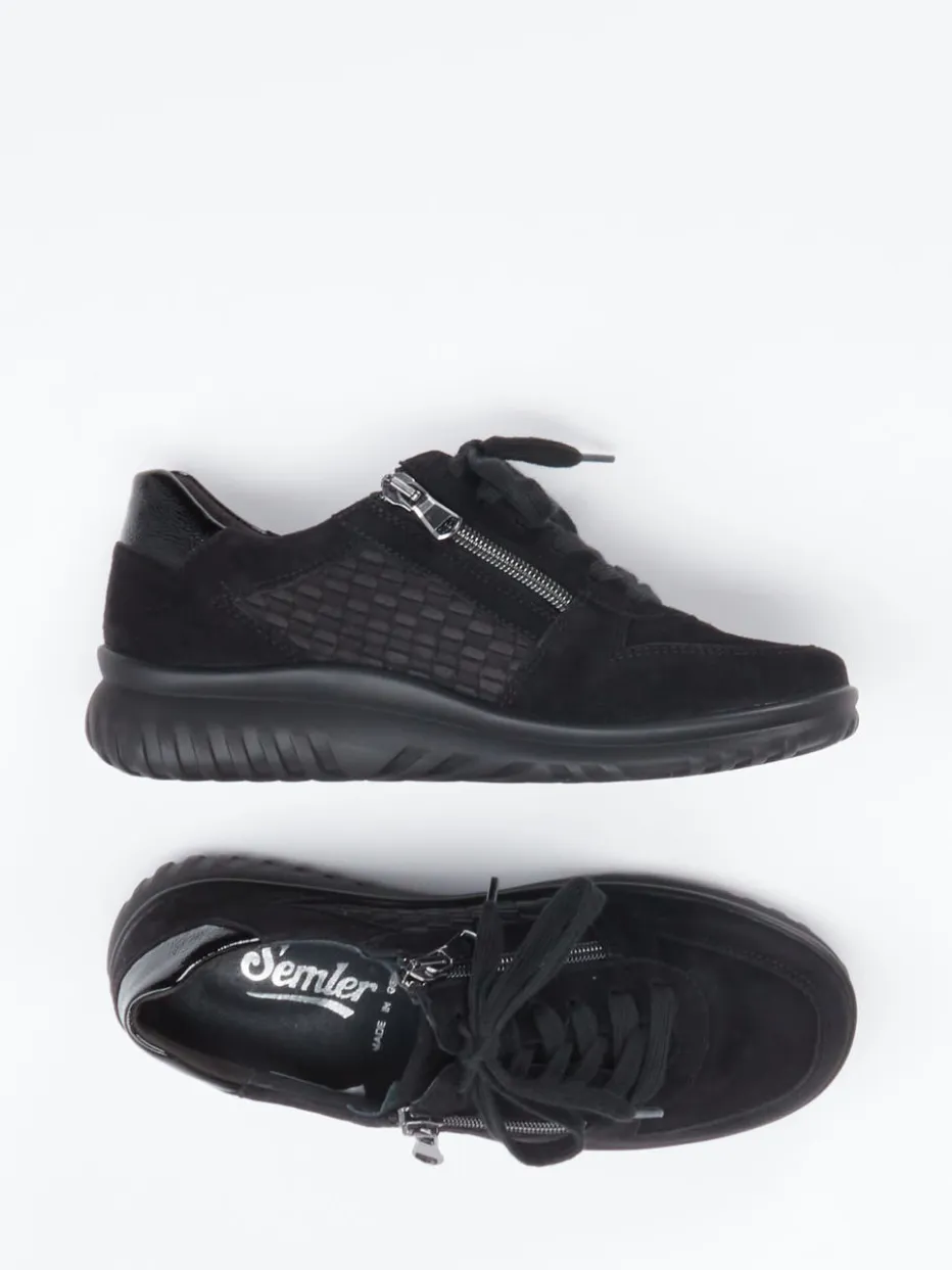 – Komfort-Sneaker aus Veloursleder*Semler Online