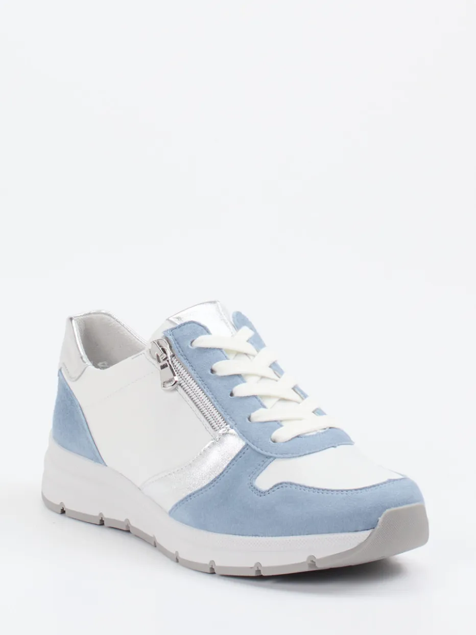 Damen Semler – Komfort-Sneaker aus Kalbleder -blau