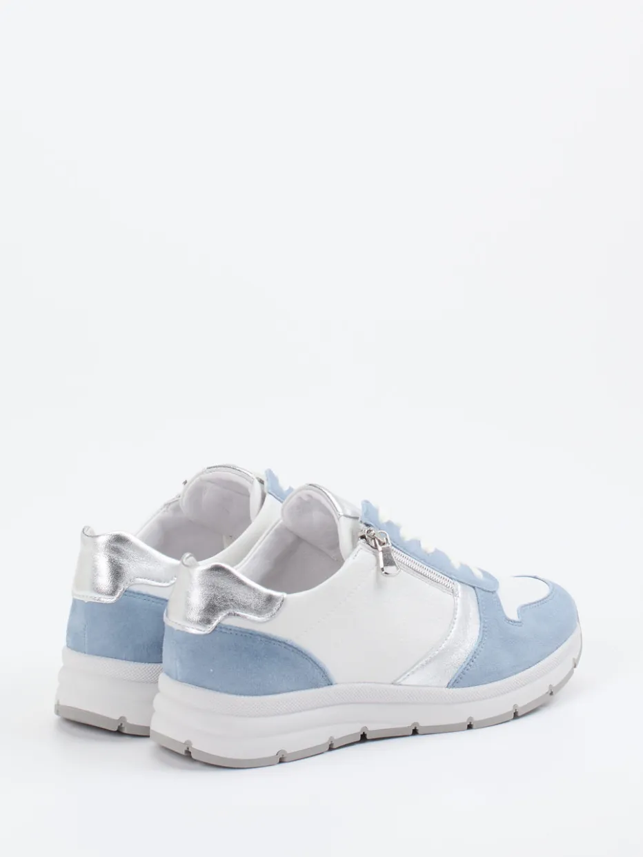 Damen Semler – Komfort-Sneaker aus Kalbleder -blau