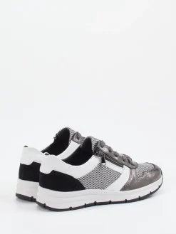 Damen Semler – Komfort-Sneaker aus Metallicleder anthrazit