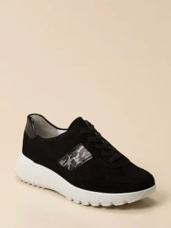 – Komfort-Sneaker aus Veloursleder*Semler Sale