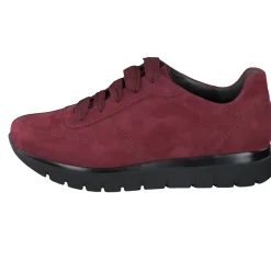– Komfort-Sneaker aus Veloursleder bordeaux*Semler New
