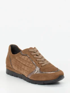 – Komfort-Sneaker aus Veloursleder cognac*Semler Online
