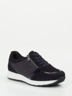 Damen Semler – Komfort-Sneaker aus Veloursleder Dunkel