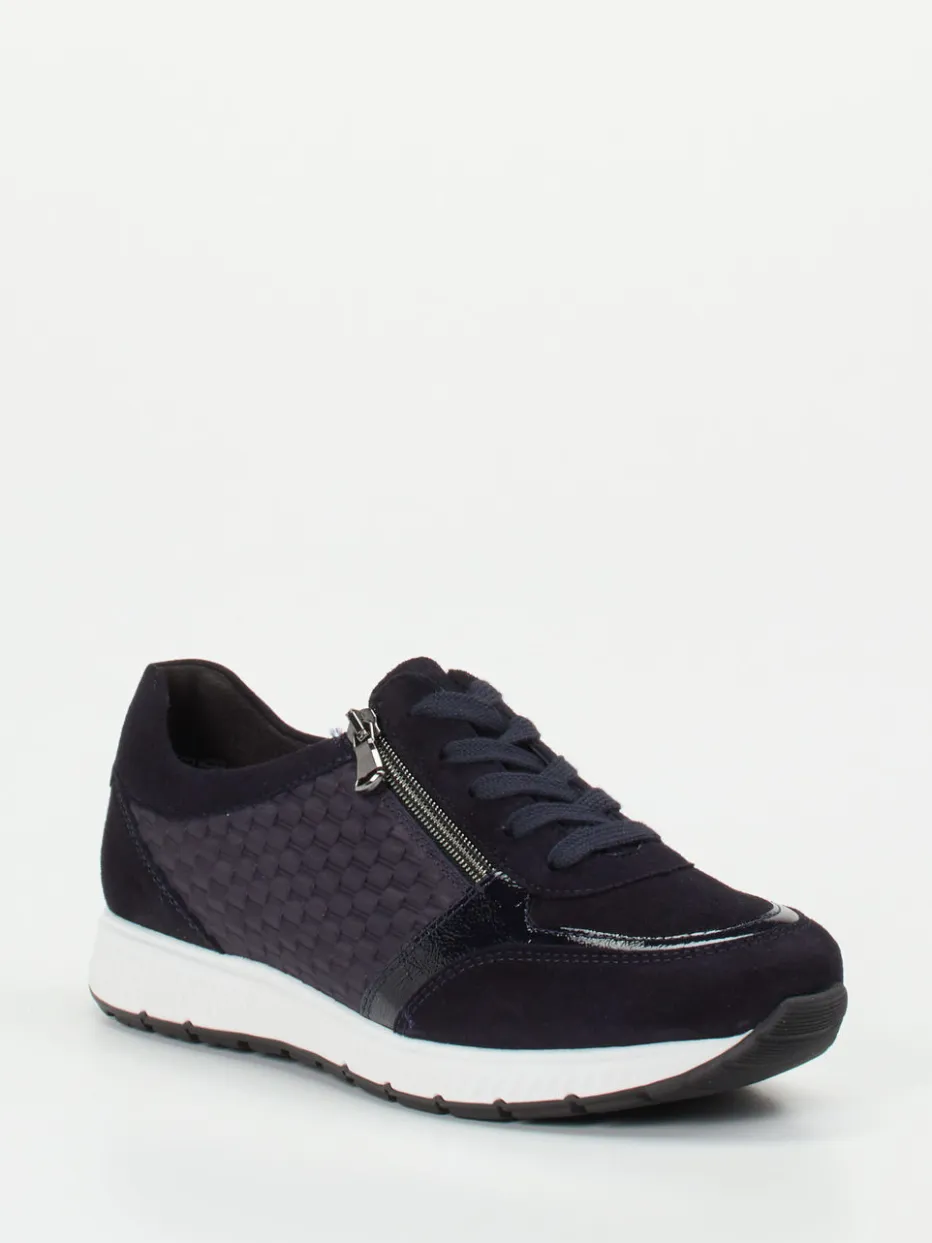 Damen Semler – Komfort-Sneaker aus Veloursleder Dunkel