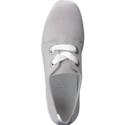 Damen Semler – Komfort-Sneaker aus Veloursleder hellgrau