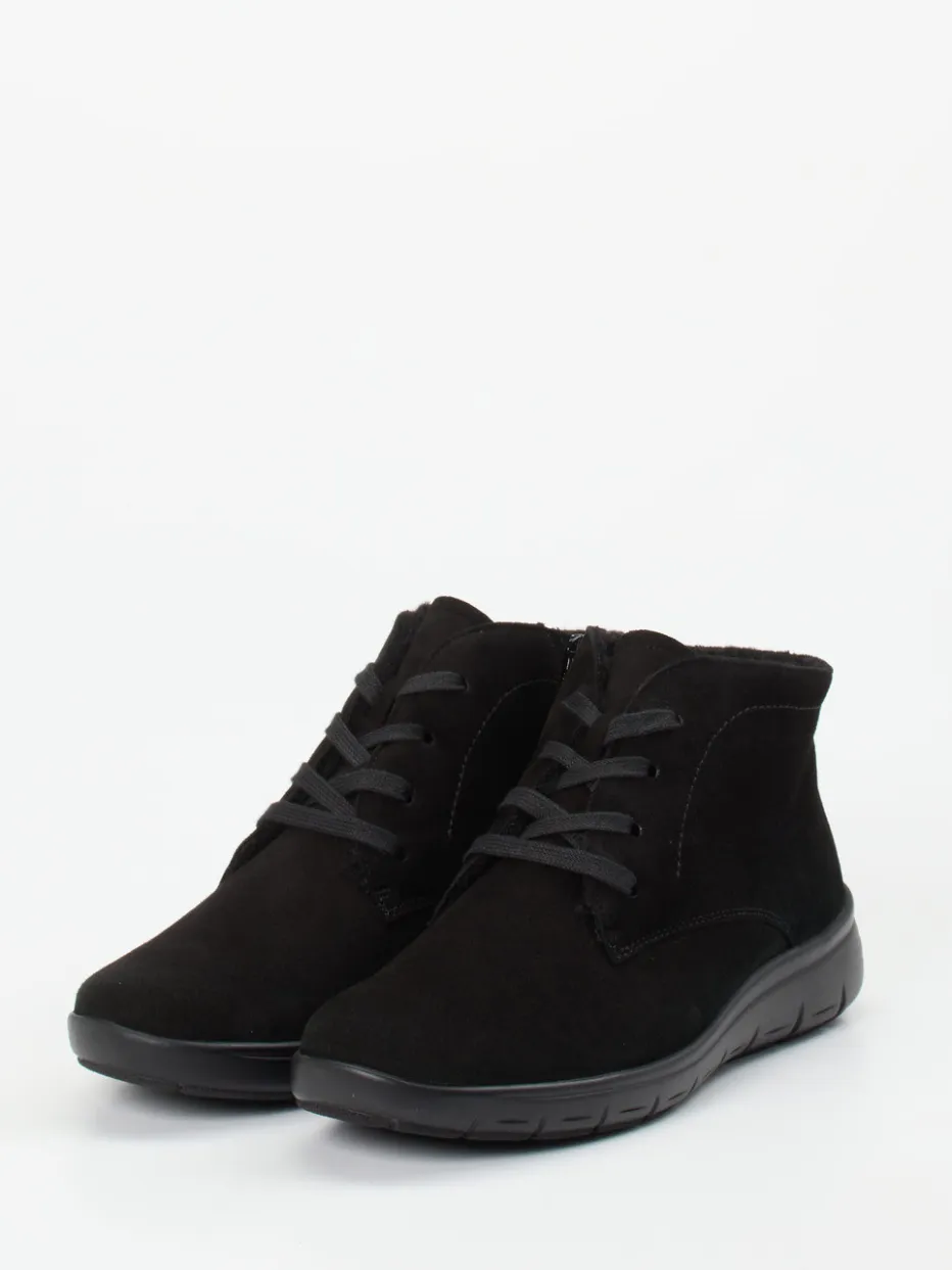 – Komfort-Stiefelette aus Veloursleder*Semler Clearance