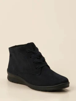 Damen Semler – Komfort-Stiefeletten aus Veloursleder