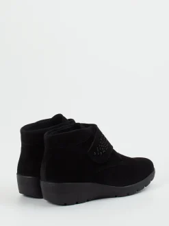 – Komfort-Stiefeletten aus Veloursleder*Semler Discount