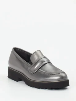 Damen Semler – Loafer aus Metallicleder in