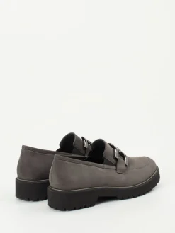 Damen Semler – Loafer aus Nubukleder in Anthrazit