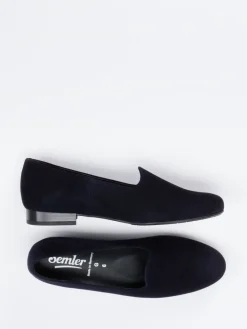 – Loafer aus Veloursleder in Dunkel*Semler New