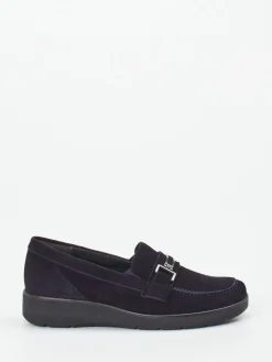 – Loafer aus Veloursleder Dunkel*Semler New