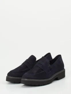 Damen Semler – Loafer aus Veloursleder Dunkel