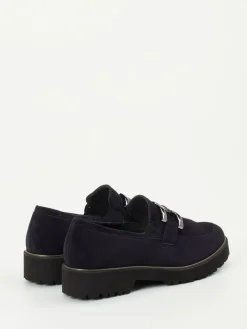Damen Semler – Loafer aus Veloursleder tiefdunkel