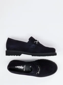 Damen Semler – Loafer aus Veloursleder in Dunkel