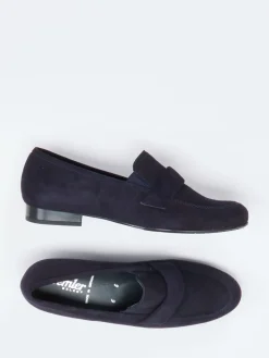 – Loafer aus Veloursleder in Dunkel*Semler Sale