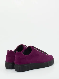 – Low-Top Sneaker aus Veloursleder pflaume*Semler Hot