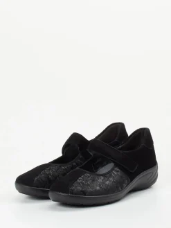 Damen Semler – Mary Janes aus Stretch mit Klettverschluss