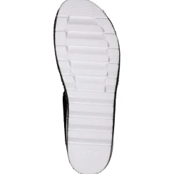 Damen Semler – Plateau-Sandalen aus Veloursleder Schwarz