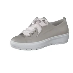 Damen Semler – Plateau-Sneaker aus Kalbleder Hellgrau