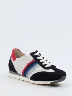 – Retro-Sneaker aus Kalbleder Weiß*Semler Sale