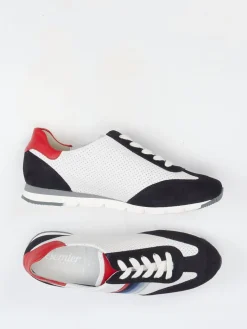 – Retro-Sneaker aus Kalbleder Weiß*Semler Sale