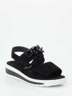 – Sandale aus Veloursleder*Semler New